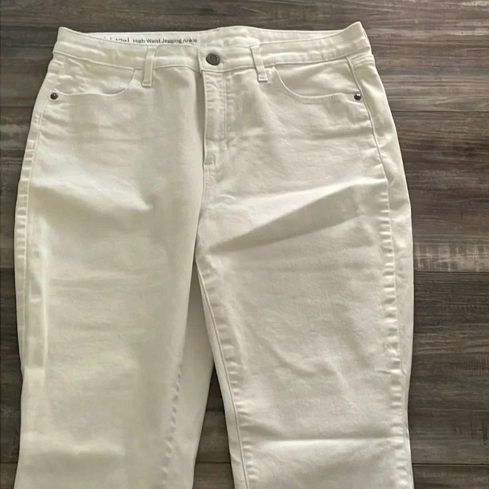 Talbots Flawless Women's High-waist Jegging White Size 12